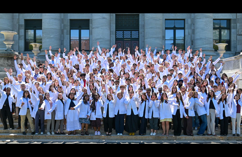 Harvard Medical, Dental Class of 2030 Receives White Coats, Warm